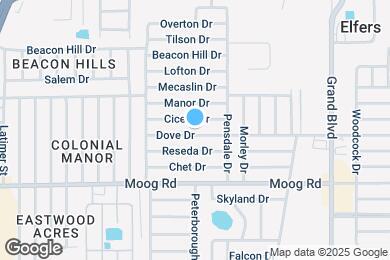 Map image of the property - 5121 Dove Dr