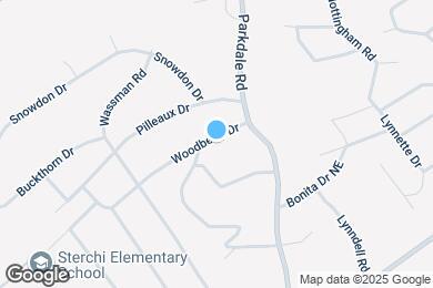 Map image of the property - 1308 Woodberry Dr