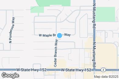 Map image of the property - 305 W Chantilly Way