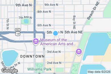 Map image of the property - Satoshi Hideout- Simple living in Downtown St Pete