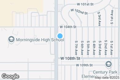 Map image of the property - 10524 Crenshaw Blvd