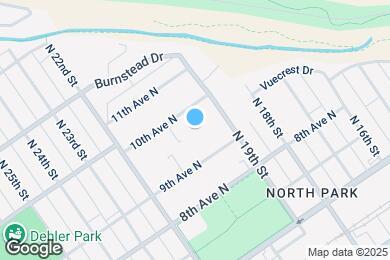 Map image of the property - 2006 10th Ave N