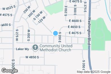 Map image of the property - 167 E 4700 S