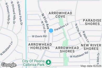 Map image of the property - 16122 N 90th Ave