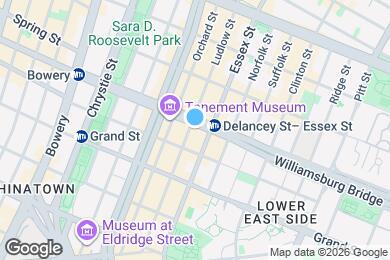 Map image of the property - 101 Delancey St