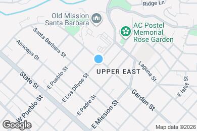Map image of the property - 232 E Los Olivos St