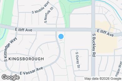 Map image of the property - 16579 E Dickenson Pl