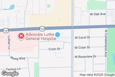 Map image of the property - 1422 Carol St