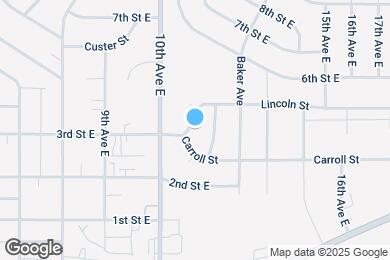 Map image of the property - 1038 Lincoln St