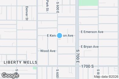 Map image of the property - 1523 S 600 E