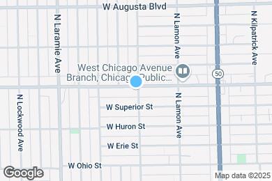 Map image of the property - 5001 W Chicago Ave