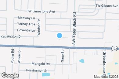 Map image of the property - 4111 SW Shadowrock Pl
