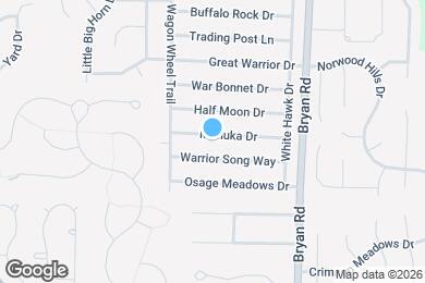 Map image of the property - 1350 Manuka Dr