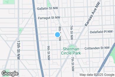 Map image of the property - 807 Decatur St NW