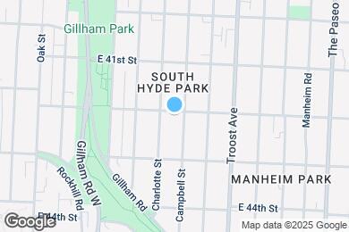 Map image of the property - The Hawkins - 815-817 E 42nd