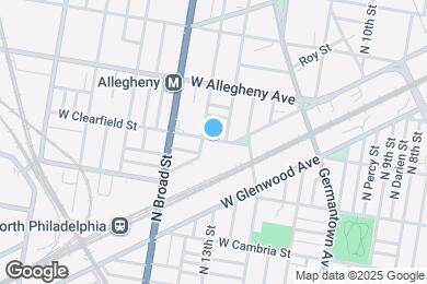 Map image of the property - 1300 W Clearfield St