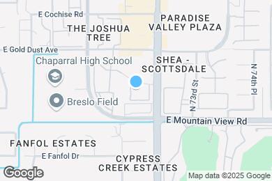 Map image of the property - 9990 N Scottsdale Rd