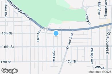Map image of the property - 1521 Boyd Ave