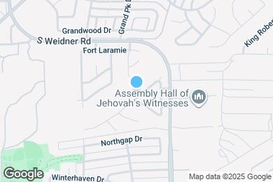 Map image of the property - 6011 Bronco Way
