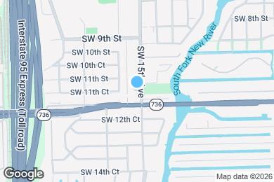 Map image of the property - 1117 SW 15th Ave