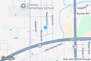 Map image of the property - 1726 Diamond Dr
