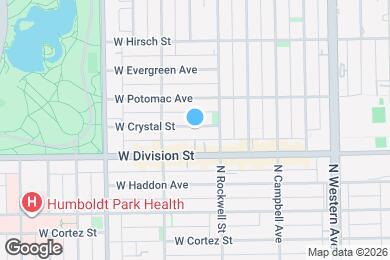 Map image of the property - 2621 W Crystal St
