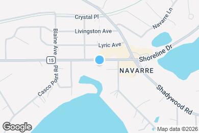 Map image of the property - 3455 Shoreline Dr