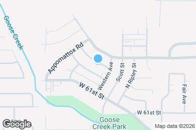 Map image of the property - 629 W 64th St