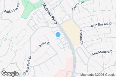 Map image of the property - 23924 Arroyo Park Dr