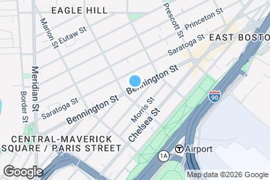 Map image of the property - 161 Bennington St