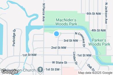 Map image of the property - 310 N Taylor Ave