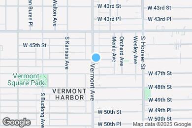 Map image of the property - 4606 S Vermont Ave