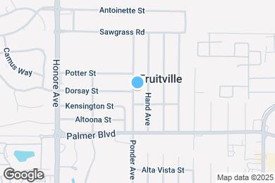 Map image of the property - 807 Ponder Ave
