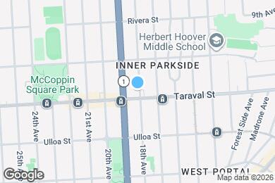 Map image of the property - 2385 18th Ave