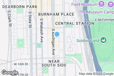 Map image of the property - 1439 S Michigan Ave