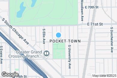 Map image of the property - 7152 S Greenwood Ave
