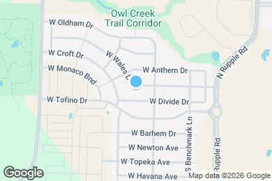 Map image of the property - 4445 W Wales Dr