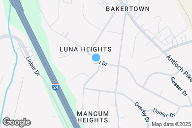 Map image of the property - 301 Luna Dr