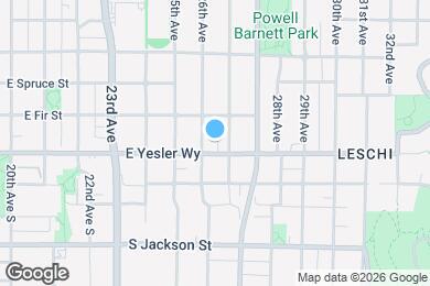 Map image of the property - 2616 E Yesler Way