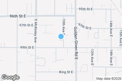 Map image of the property - 9810 10th Ave E