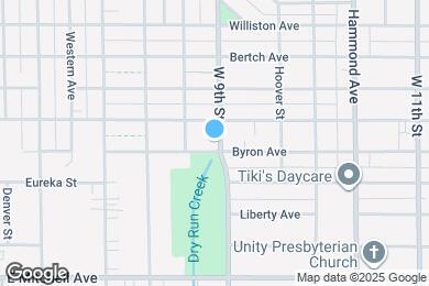 Map image of the property - 1520 W 9th St