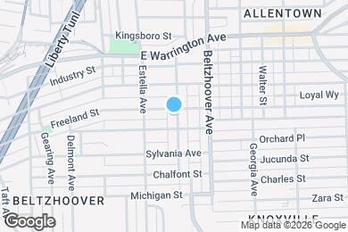 Map image of the property - 404 Curtin Ave