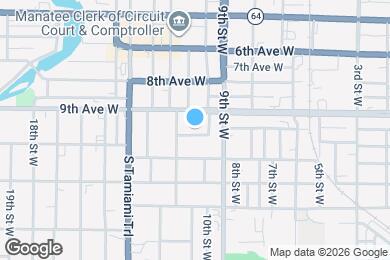 Map image of the property - 1016 10th Ave W