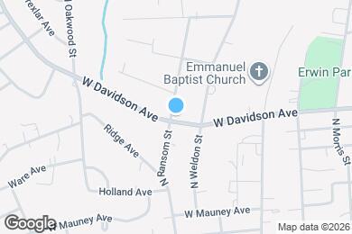 Map image of the property - 922 W Davidson Ave