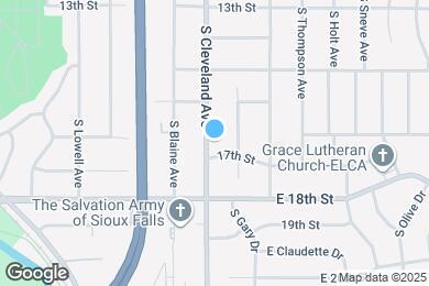 Map image of the property - Amazing 3 Bedroom 2.5 Bath duplex with attached garage and fenced yard!