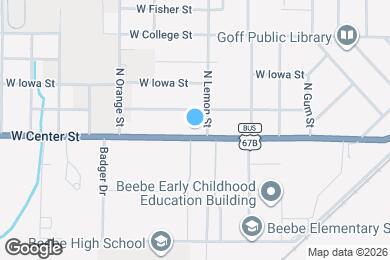 Map image of the property - 906 W Center St