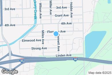 Map image of the property - 521 Elmwood Ave