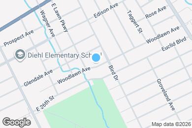 Map image of the property - 2624 Woodlawn Ave