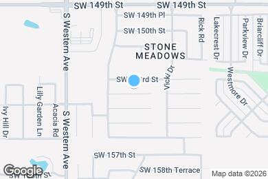 Map image of the property - 705 SW 154th Pl