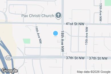 Map image of the property - 3925 18th Ave NW